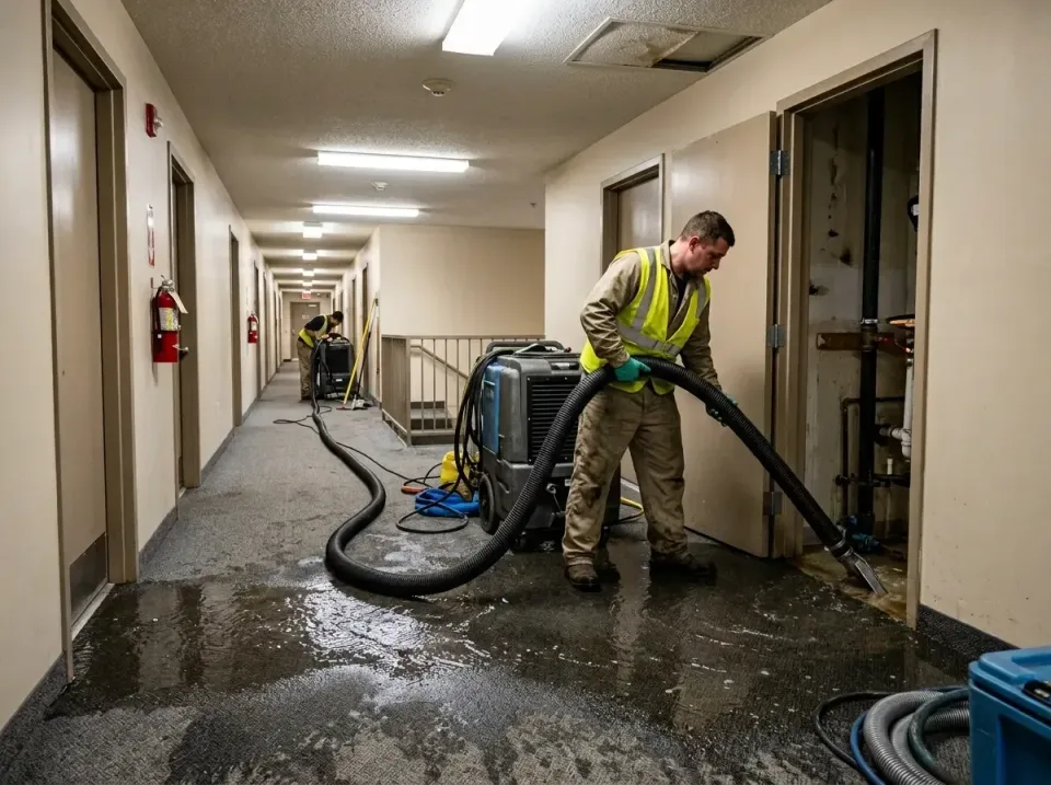 multi-unit-apartment-hallway-f-005 — frequently asked questions, Emergency Burst Pipe Water Extraction & Removal in Tavernie…